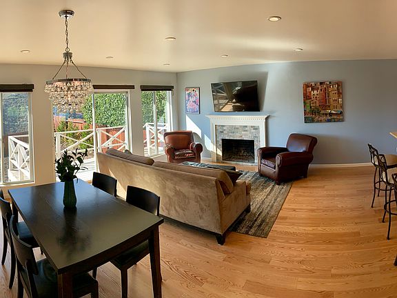living & dining area