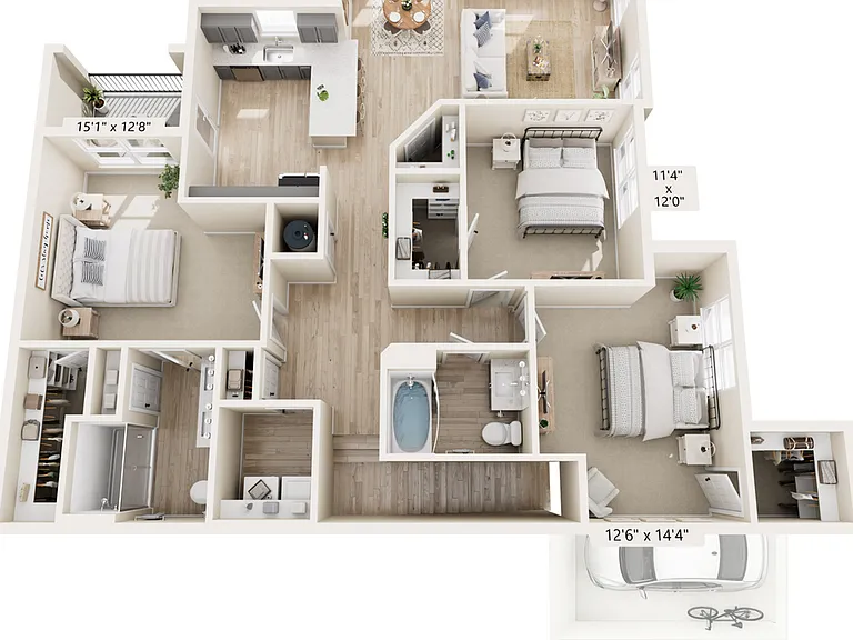 BH_C1_U + Garage BH_C1_U + Garage