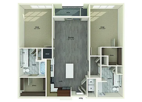 Floor plan B1