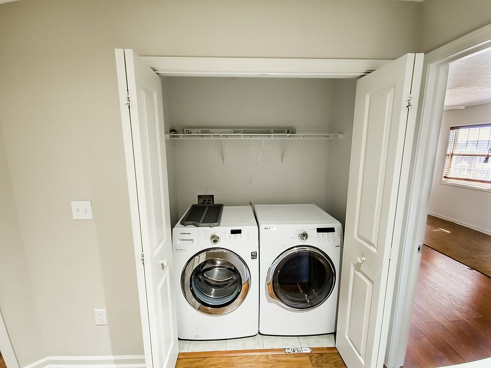washer and dryer second floor