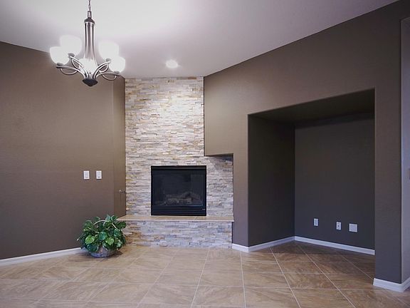 Ledger-stone switch-on gas fireplace