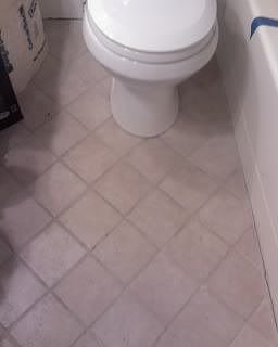 downstairs master bath floors