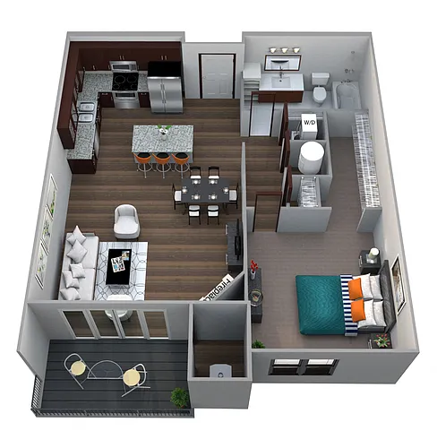 Floor plan Willow