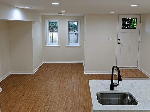 Living room at front of apartment