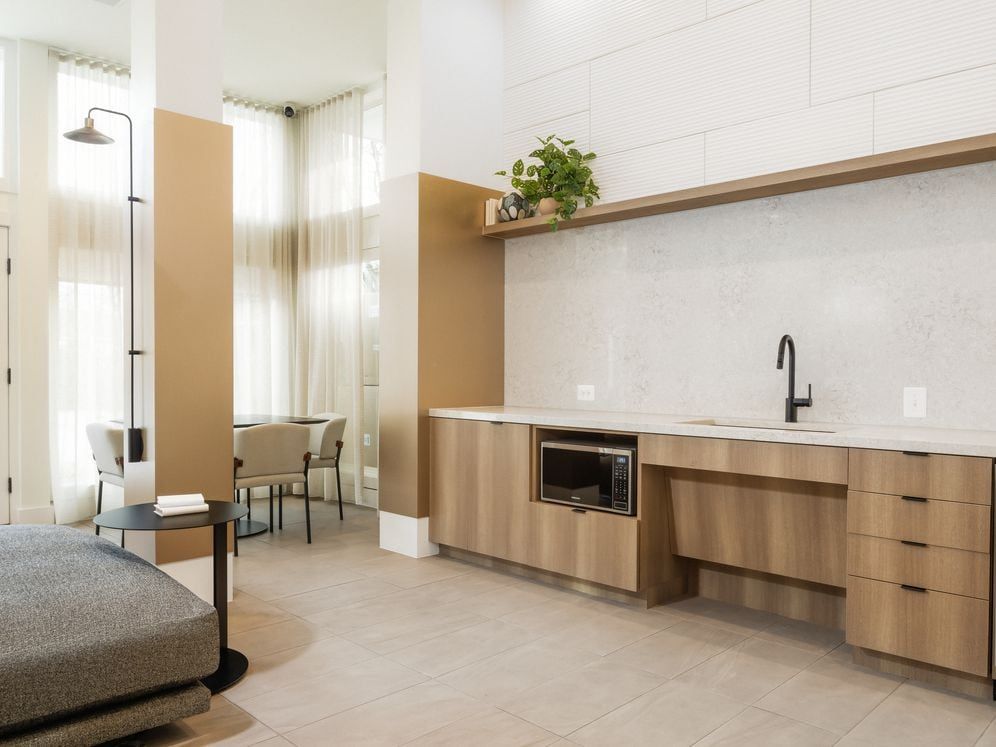 Resident lounge with kitchenette