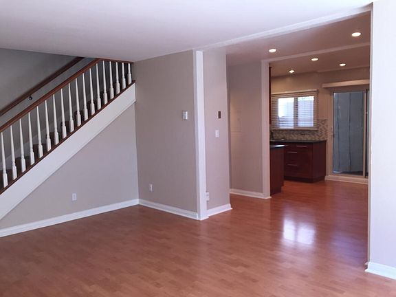 Living room looking towards kitchen