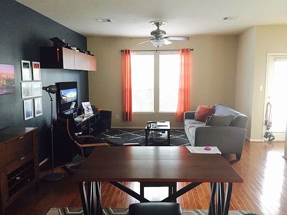 Upstairs:Living and dining room