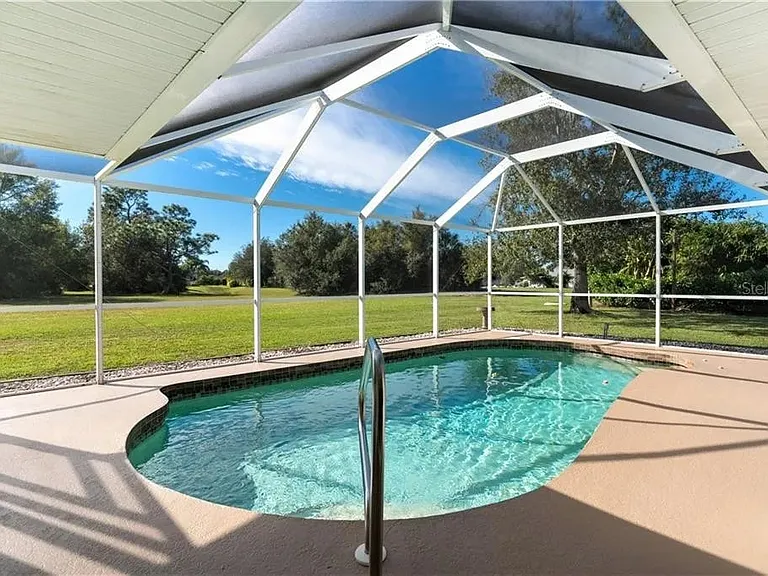 Pool with Screened Lanai