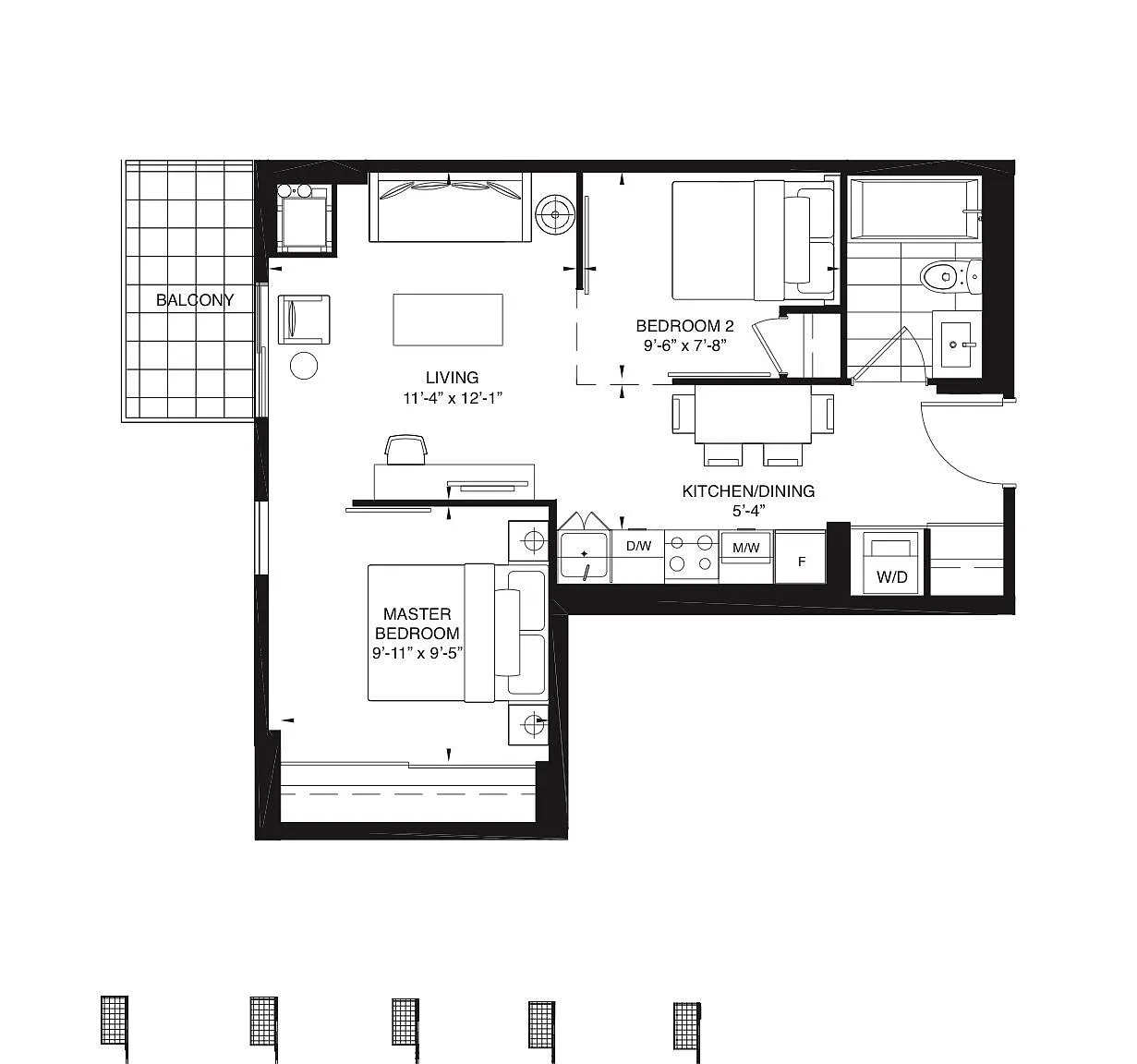2 bed, $2,500 — Photo 2