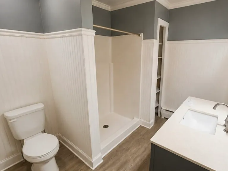 2nd floor bathroom - digitally altered to remove personal belongings