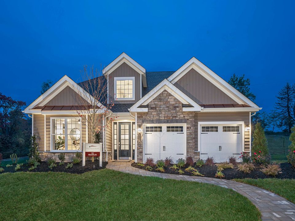 The Franklin floorplan available at our active adult communities