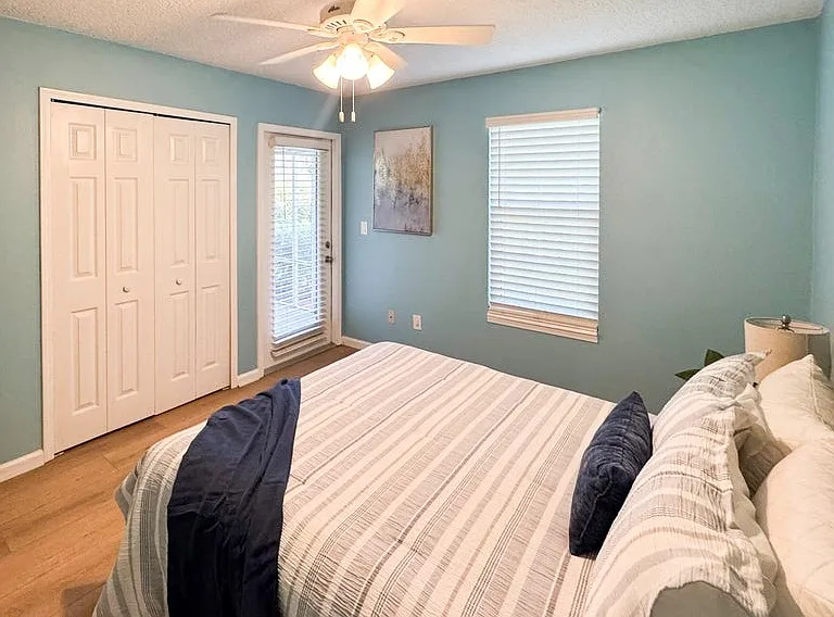 Bedroom #2 also opens to the screened patio.