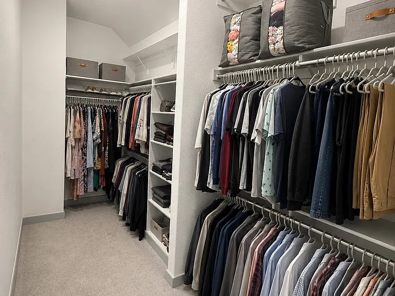 Primary bedroom closet