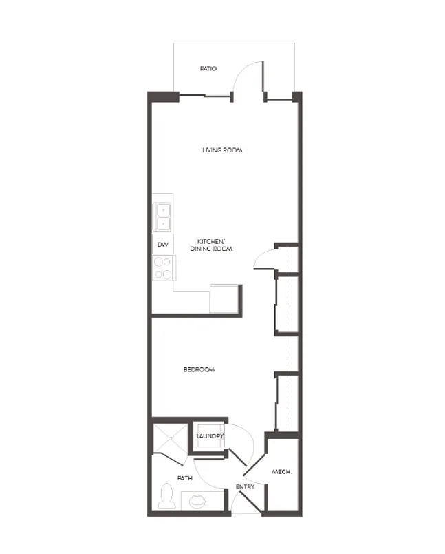 Floor plan Chestnut Aff