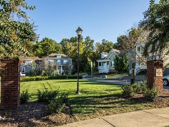 Green space across from street