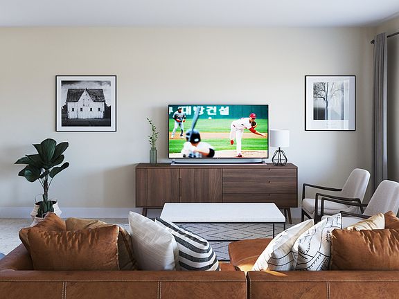 Great room with natural light