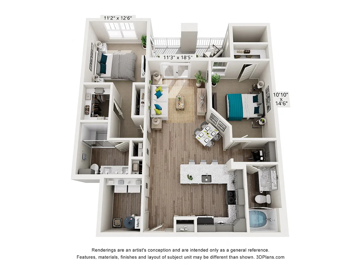 Floor plan The Plaid