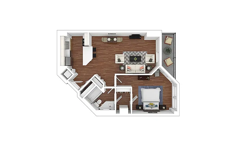 Floor plan A13R