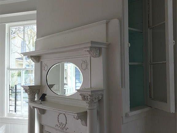 fire place and storage