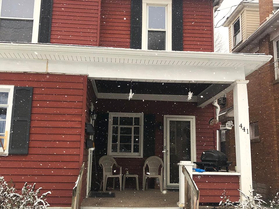 Front of apartment building