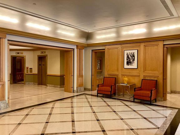The Pennsylvania's lobby elevator bank