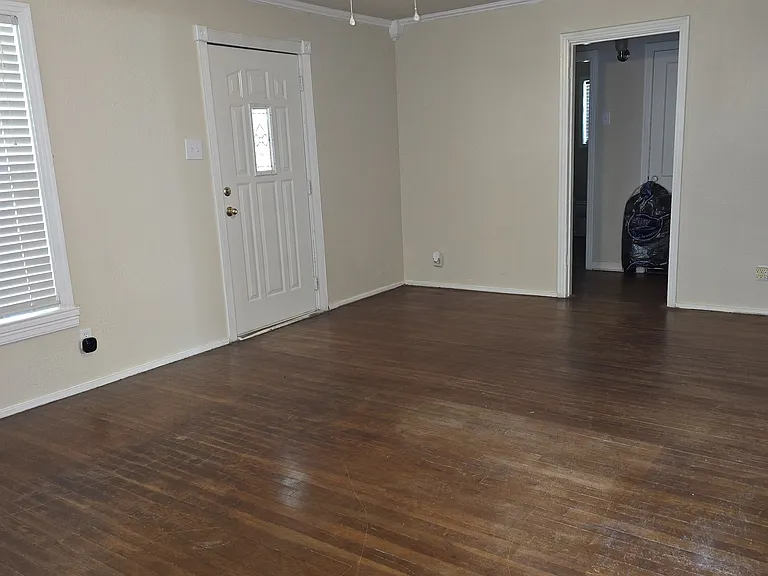 Formal living room entry to hallway