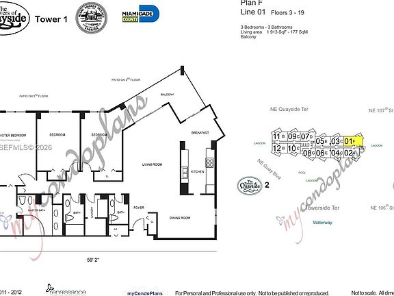 3rd image of 1000 Quayside Ter APT 701