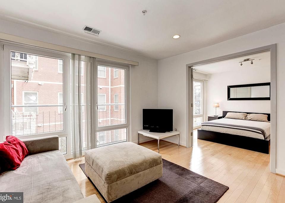 East facing floor to ceiling windows throughout