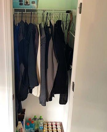 Hall closet