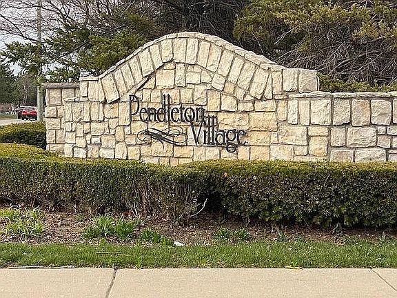 Condo community entrance