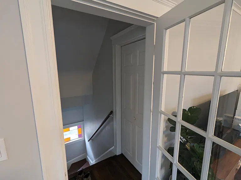 Stairs to outside/entrance