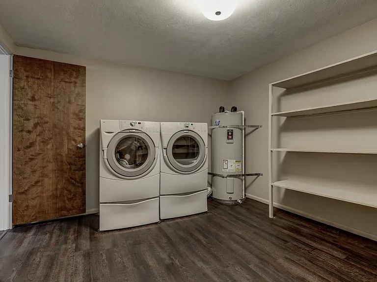 Laundry area (new washers and dryers have replaced those shown here)