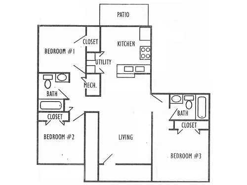 Floor plan 3A