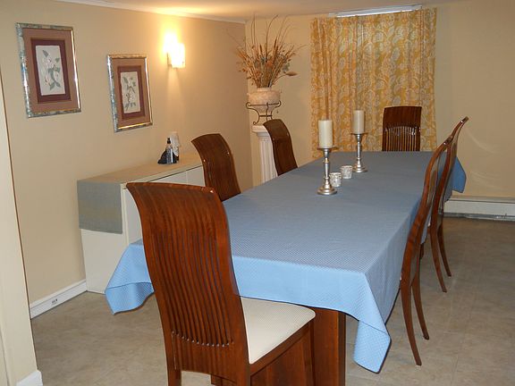 Dining room seats 12