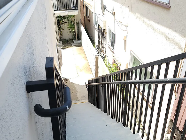 Rear exit