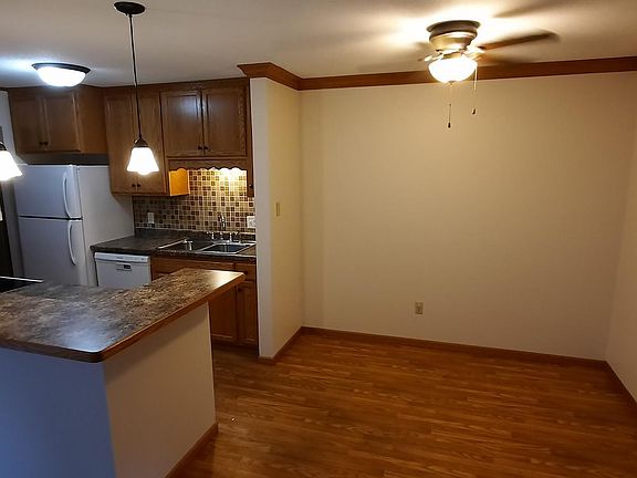 Dining room and kitchen