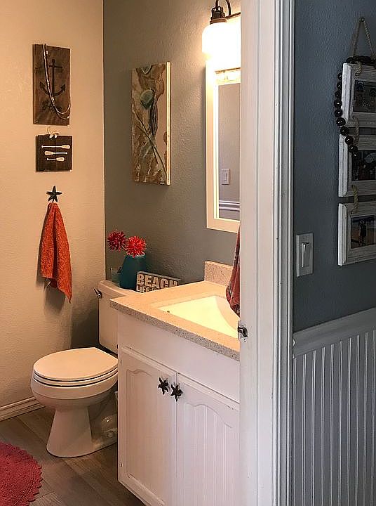 Downstairs powder rm