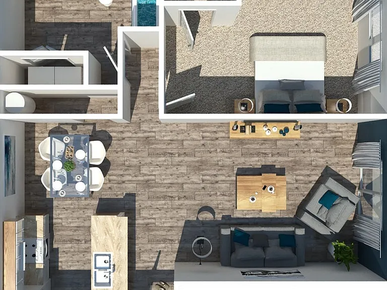 Explore this inviting one-bedroom apartment, designed for a comfortable and modern lifestyle. Explore this inviting one-bedroom apartment, designed for a comfortable and modern lifestyle.
