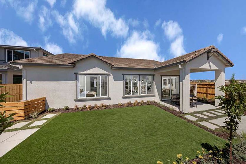 Rear exterior with covered patio