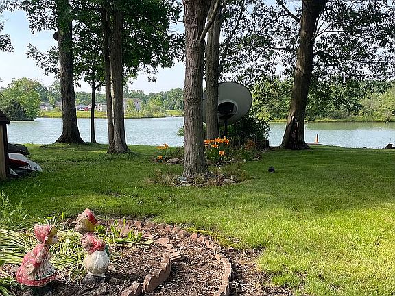 Back yard view of lake