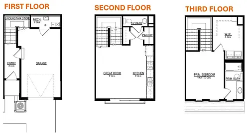 Floor plan 1B-B2B