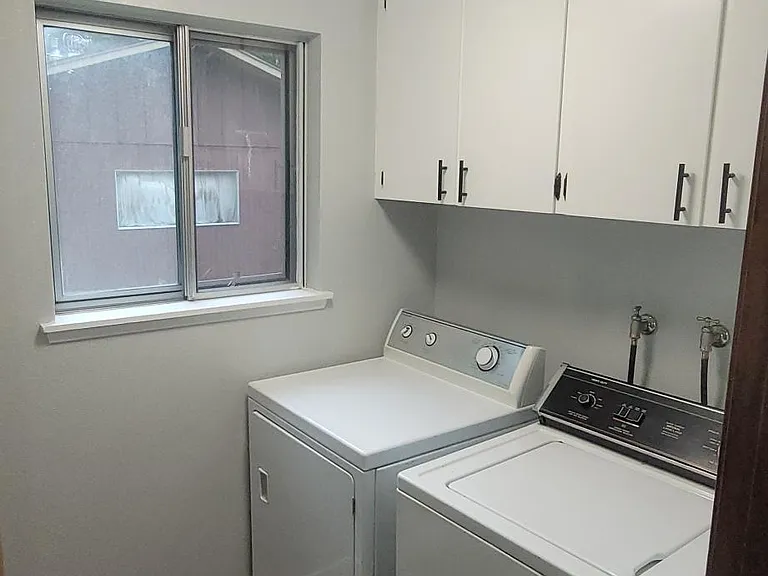 Washer and dryer provided "as is"