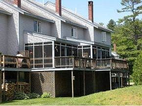 Back porch and wood storage
