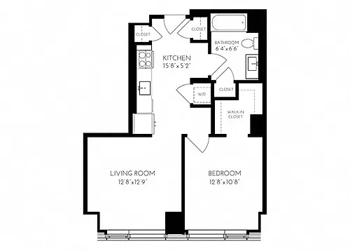 Floor plan 1B - 1