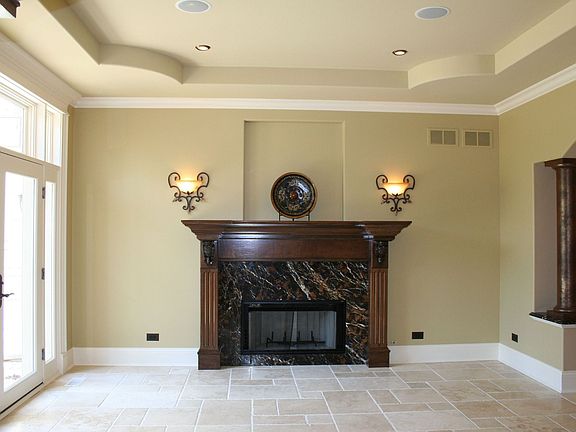 Formal living room opens to outdoor terrace