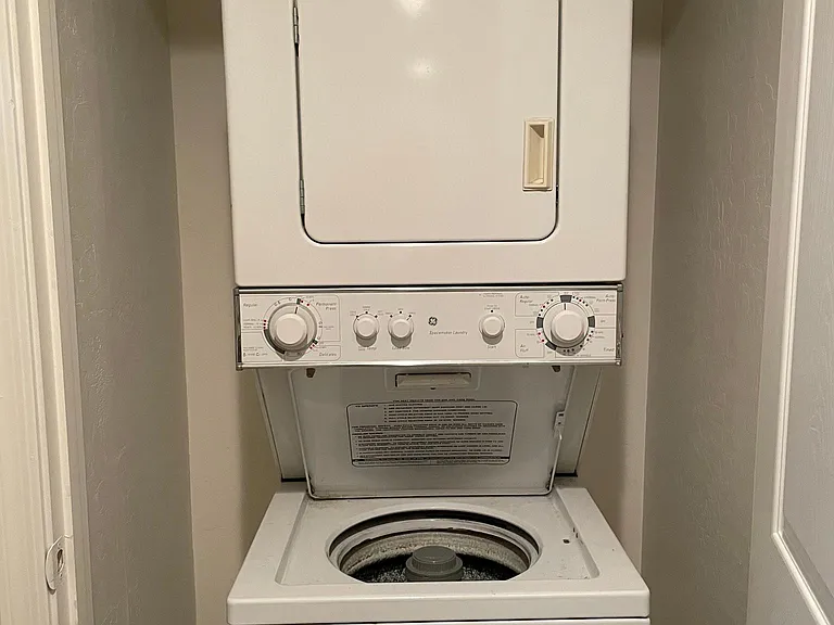 In unit upstairs laundry