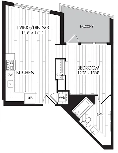 Floor plan 7575 - 1B