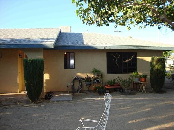 front of property
