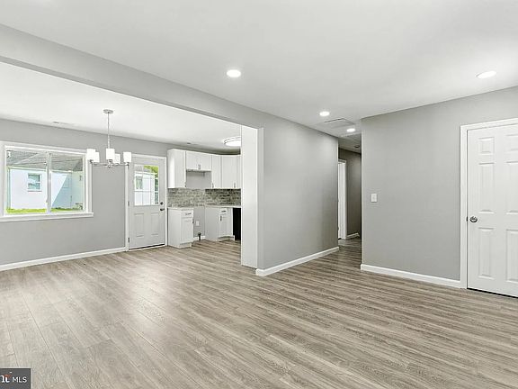 living room, dining room and kitchen