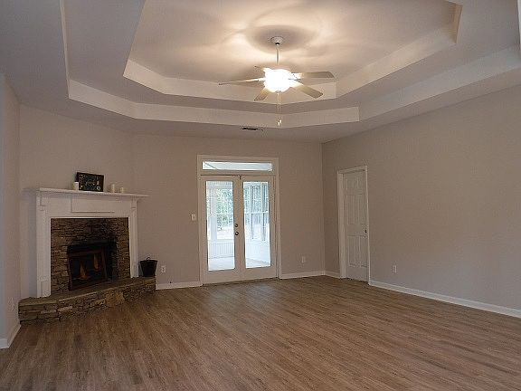 Great room/stone fireplace